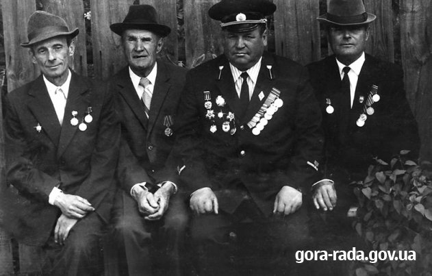 Імена загиблих жителів села Гора в роки Великої Вітчизняної війни та імена ветеранів-односельців, які померли в мирний час