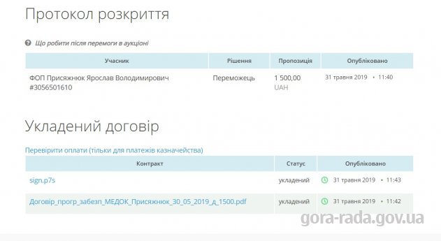 Про електронний дистрибутив комп’ютерної програми «M.E.Doc ЗВІТНІСТЬ» з правом використання на термін 1 рік