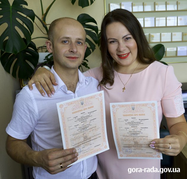 Вітаємо молодят!