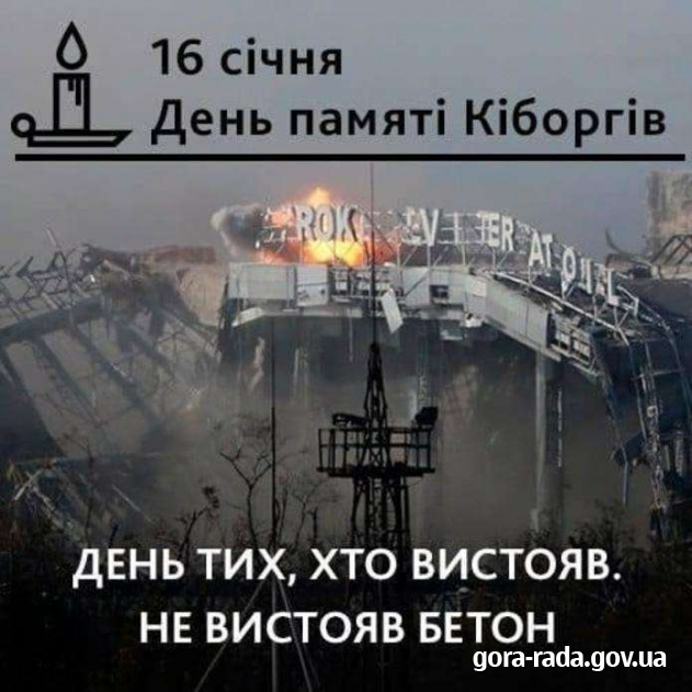 16 січня - День пам'яті захисників Донецького аеропорту